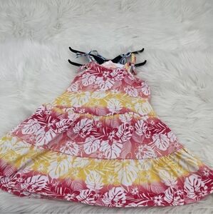 New! TOMMY BAHAMAS Floral Dresses girls Kids' Dress, Pink dress fast s/h! Size 6